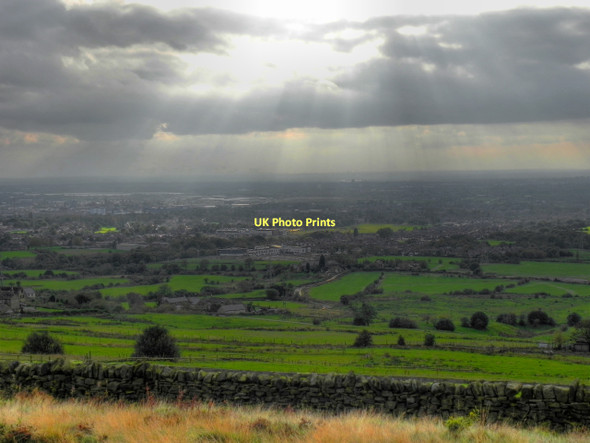 Photo 6"x4" View From Hartshead Pike Mossley\/SD9701 c2011