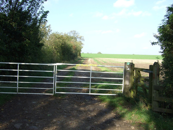 Photo 6"x4" Bridleway off Moor Lane Catterton c2011