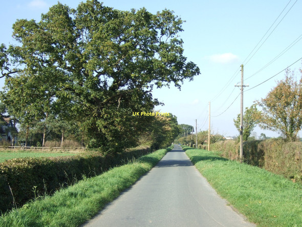 Photo 6"x4" Hagg Lane heading north Colton\/SE5444 c2011