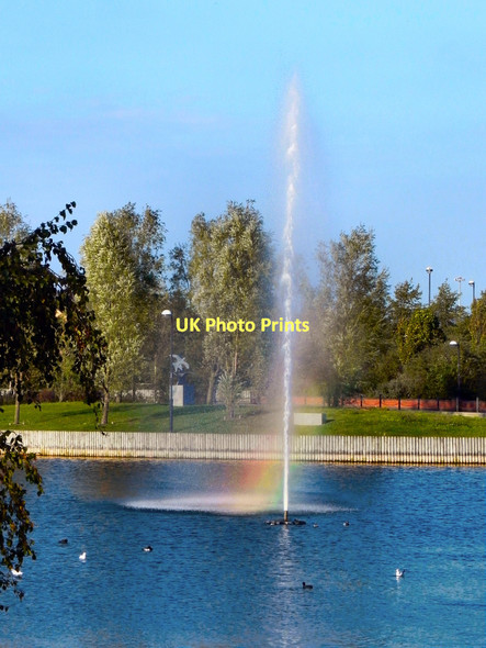 Photo 6"x4" The Fountain at Lakeside Doncaster c2011