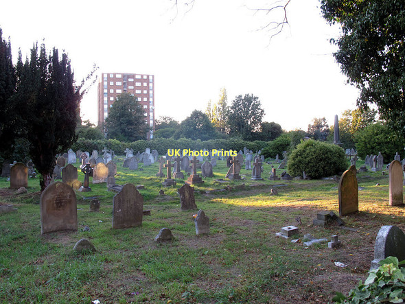 Photo 6"x4" St John's churchyard, Eltham Eltham c2011