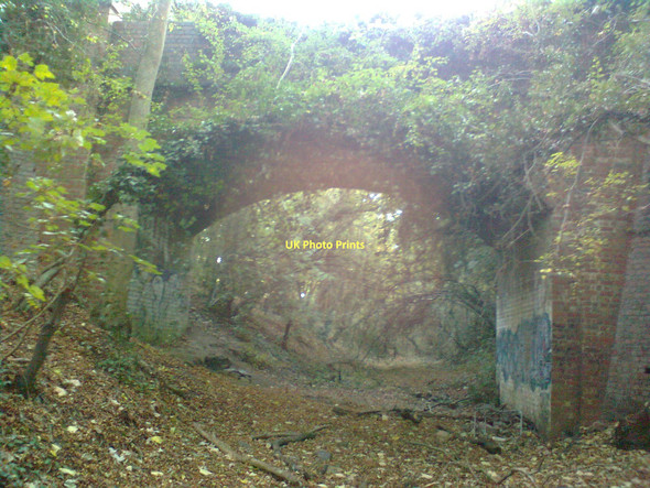 Photo 6"x4" Footbridge over the abandoned railway Milcombe\/SP4134 c2011