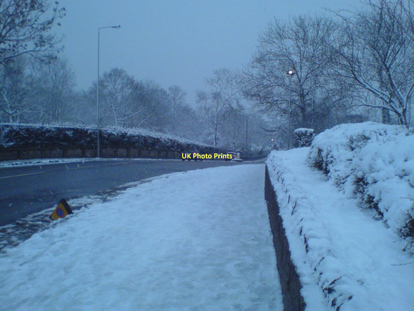Photo 6"x4" Old Church Road Chingford in the snow Chingford c2009