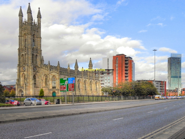 Photo 6"x4" Church of St George, Chester Road, Hulme Manchester c2011