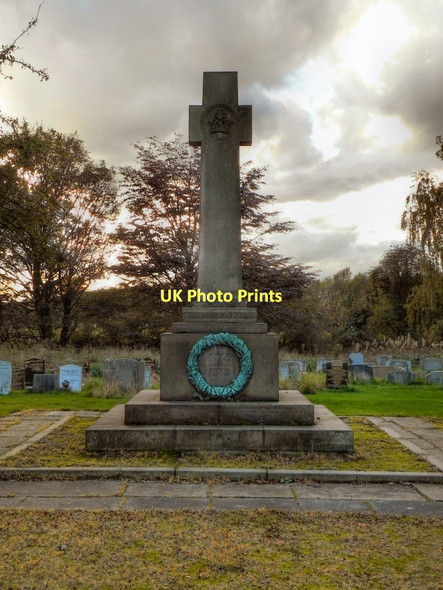 Photo 6"x4" Ashton On Mersey War Memorial Sale c2011