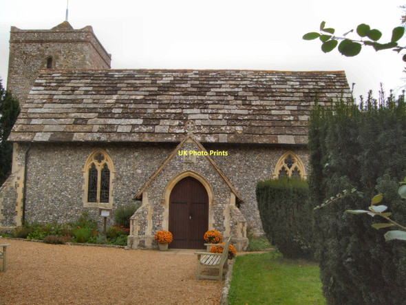 Photo 6"x4" St Peter's Church, Sele Upper Beeding c2011