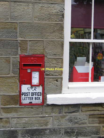 Photo 6"x4" George VI postbox, Rosedale Abbey Rosedale Abbey c2011