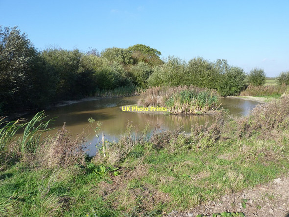 Photo 6"x4" A small pool, drying up at the end of summer Plaish c2011