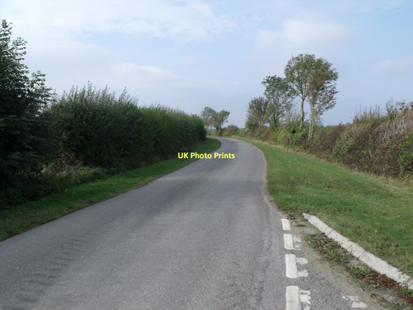 Photo 6"x4" Road to Wispington, near Thimbleby Edlington c2011