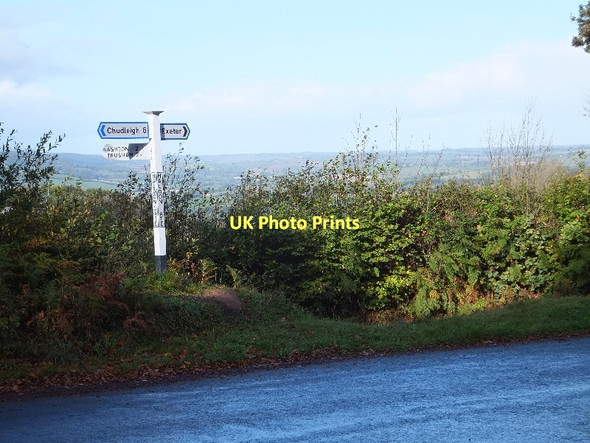Photo 6"x4" Junction at Haldon Gate Underdown\/SX8885 c2011