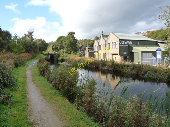 Photo 6"x4" Colne Vale Business Park on the Huddersfield Narrow Canal Crosland Moor c2009