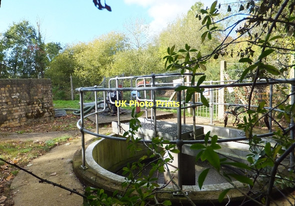Photo 6"x4" Part of Doddiscombsleigh sewage treatment works Doddiscombsleigh c2011