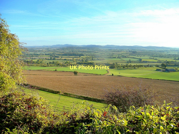 Photo 6"x4" View over Kynaston Rushall\/SO6434 c2011