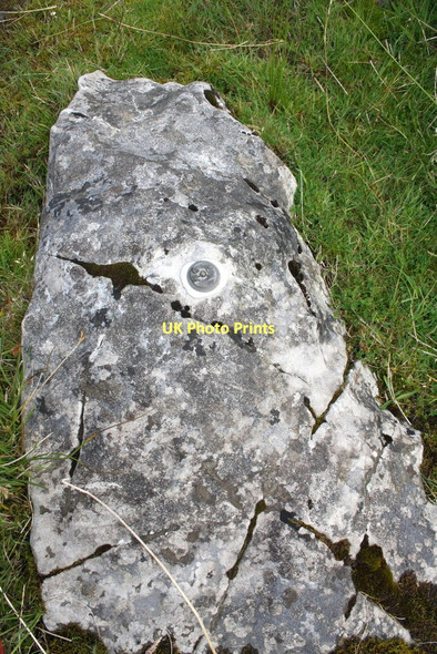 Photo 6"x4" Environment Agency Bench Mark survey bolt Dent\/SD7086 c2011