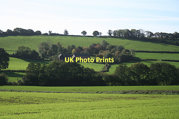 Photo 6"x4" Cullompton: towards Lower Bagmore Colebrook c2011