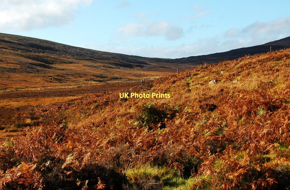 Photo 6"x4" Looking across Strath Tollaidh Meall Clais nan Each c2011