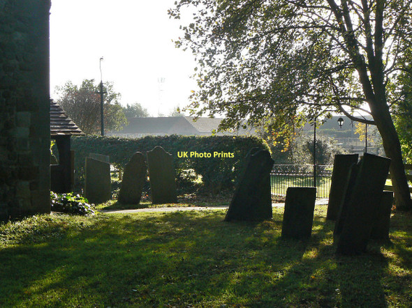 Photo 6"x4" Stanton Churchyard Stanton-on-the-Wolds c2011