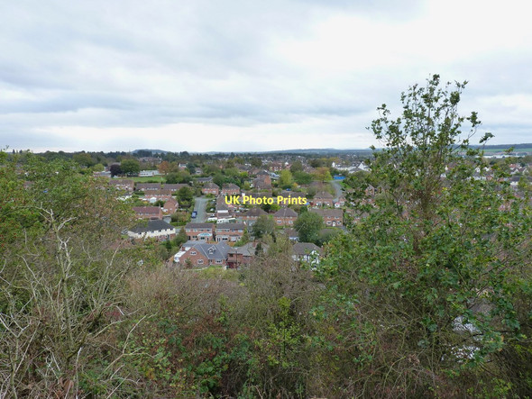 Photo 6"x4" Southwards over Wombourne from Bullmeadow Coppice Ounsdale c2011