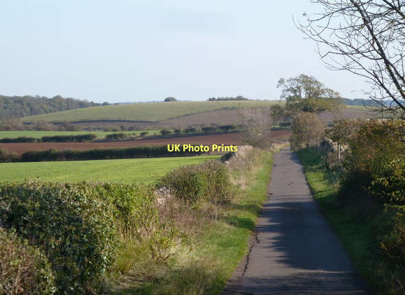 Photo 6"x4" Looking along Frithwood Lane Elmton c2011