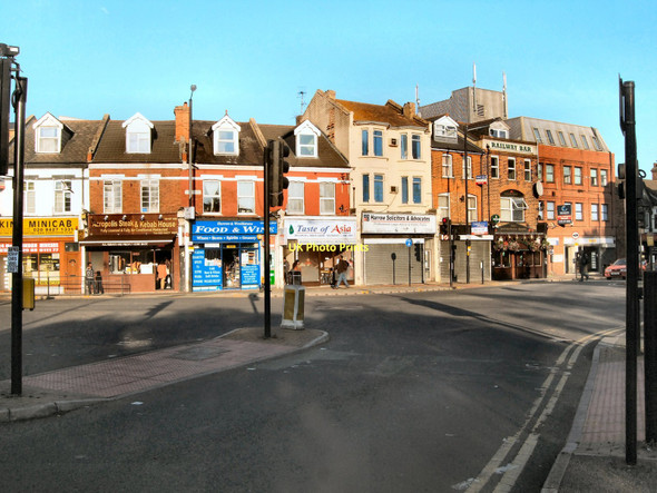 Photo 6"x4" Shops opposite Harrow & Wealdstone Station Harrow\/TQ1488 c2011
