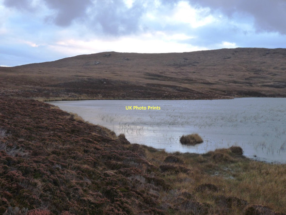 Photo 6"x4" Loch west of Uineabhal Cladach Chireboist c2011