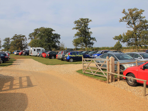Photo 6"x4" Car Park at Upton House Edgehill\/SP3747 c2011