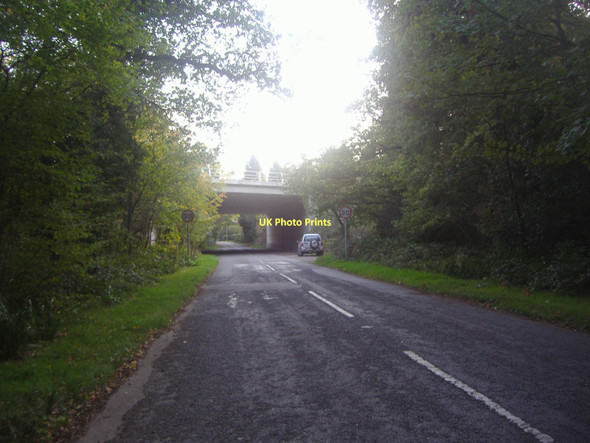 Photo 6"x4" M3 bridge over Highams Lane Brick Hill\/SU9564 c2011