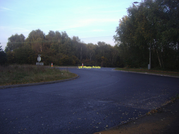 Photo 6"x4" Roundabout on Windsor Road, Brick Hill Brick Hill\/SU9564 c2011