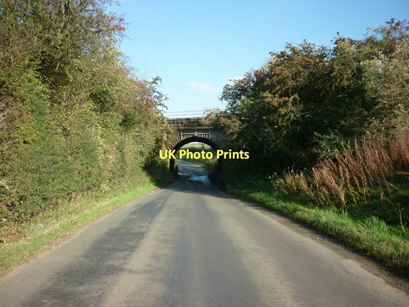 Photo 6"x4" The road to Kildale goes under the Esk Valley line Battersby c2011