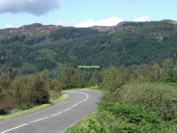 Photo 6"x4" A821 in Achray Forest Brig o' Turk c2011