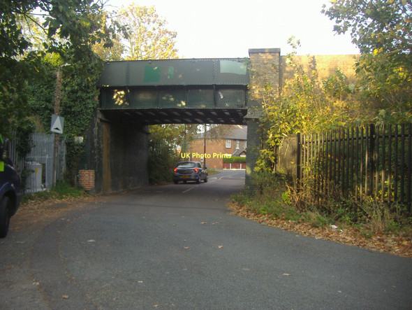 Photo 6"x4" Railway bridge over Oldfield Road, Hampton Sunbury c2011