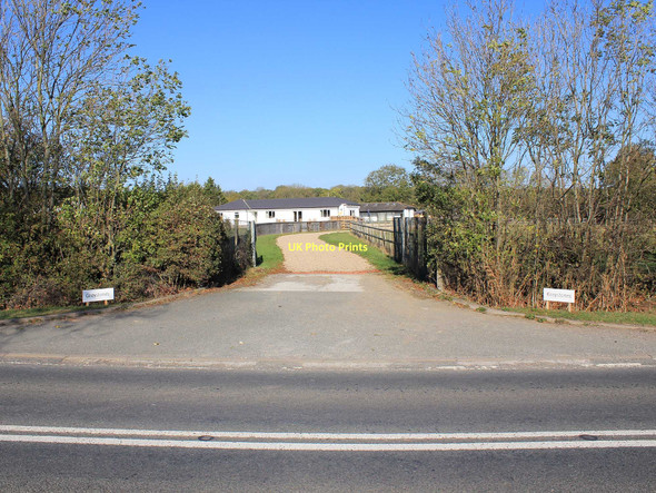 Photo 6"x4" Entrance drive to Greystone kennels Bascote Heath c2011
