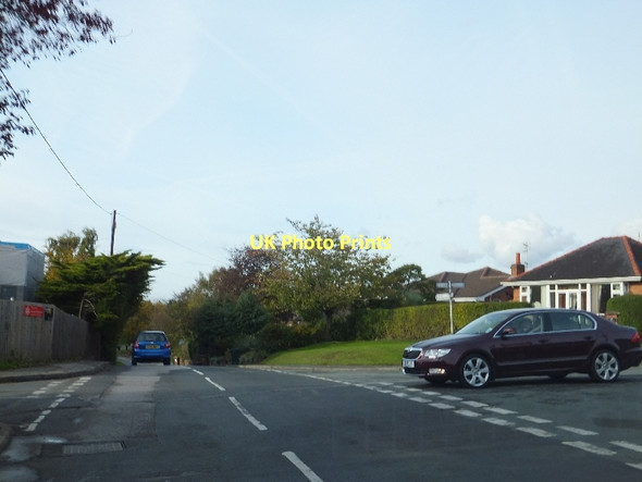 Photo 6"x4" Willington Lane junction with Quarry Lane Hallowsgate c2011