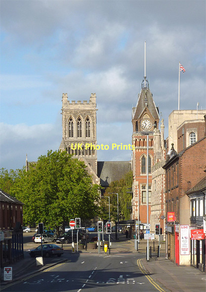 Photo 6"x4" Borough Road and King Edward Place, Burton-upon-Trent Burton upon Trent c2011