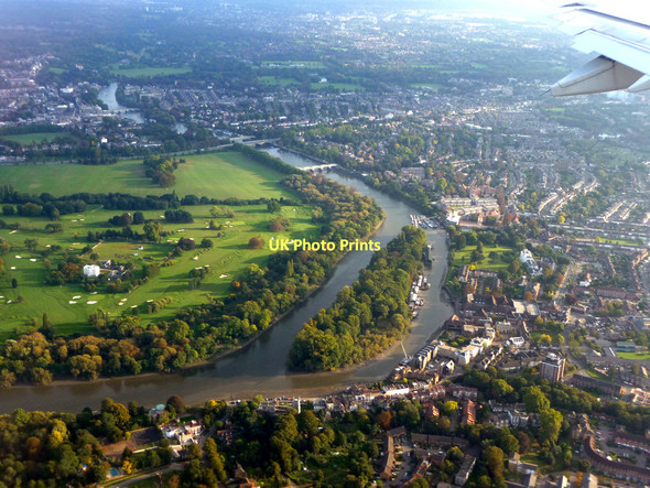 Photo 6"x4" Marble Hill from the Air Richmond\/TQ1874 c2011