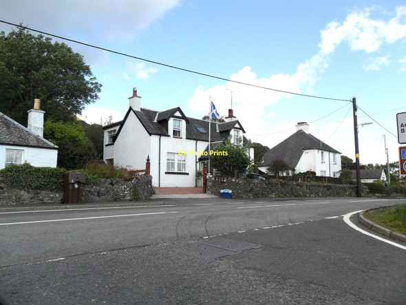 Photo 6"x4" Row of houses, Port of Menteith Port of Menteith c2011