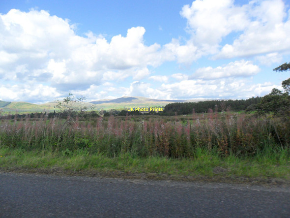 Photo 6"x4" Mountain scenery near Braes of Greenock off A81 Callander c2011