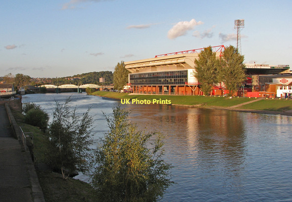 Photo 6"x4" The City Ground on a September evening West Bridgford c2011