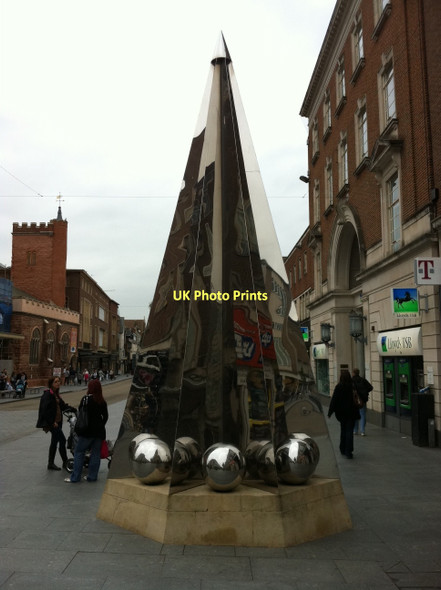 Photo 6"x4" Steel sculpture in Exeter Exeter c2011