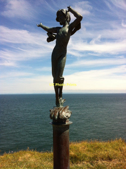 Photo 6"x4" Statue on Capstone Hill, Ilfracombe Ilfracombe c2011