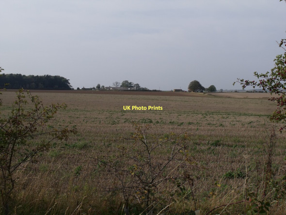 Photo 6"x4" Audley Top Farm across the fields Clixby c2011