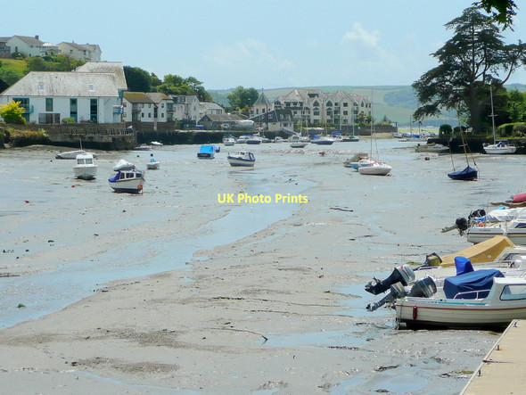 Photo 6"x4" Kingsbridge creek at low tide Kingsbridge\/SX7344 c2011