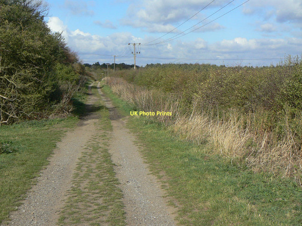 Photo 6"x4" Bridleway on Cotgrave Wolds Owthorpe c2011