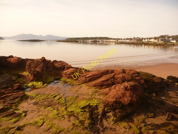 Photo 6"x4" Millport: rocks between Marine Parade and Kames Bay Millport c2009