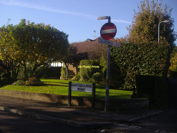 Photo 6"x4" Junction of California Lane and Hartsbourne Road Bushey\/TQ1395 c2011