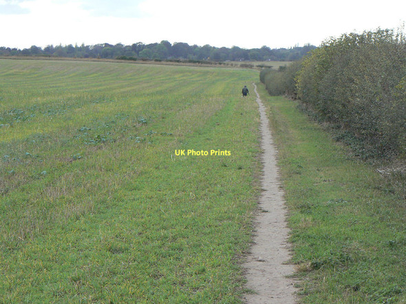 Photo 6"x4" Field footpath near Cotgrave Clipston\/SK6334 c2011