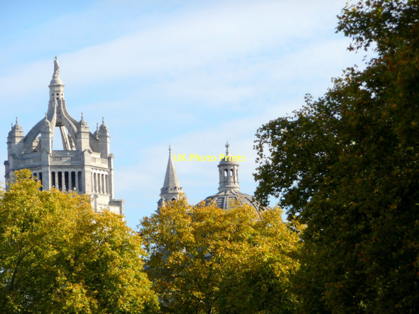 Photo 6"x4" Roof of Victoria & Albert Museum, London SW1 Kensington\/TQ2579 c2011