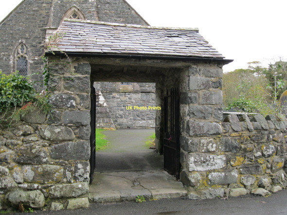 Photo 6"x4" Porth Mynwent Eglwys St Ioan Llanystumdwy St John's Church Lychgate Llanystumdwy c2011