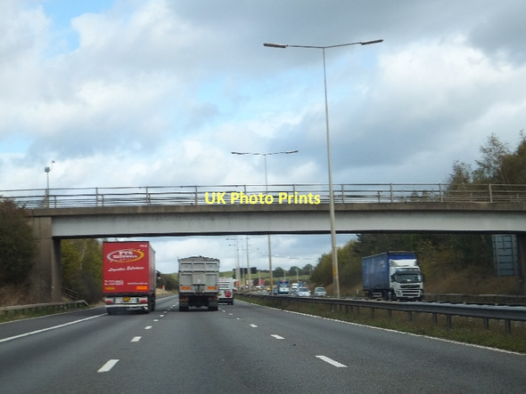 Photo 6"x4" Bridleway bridge over M5 near Foxwalks Farm Bromsgrove c2011