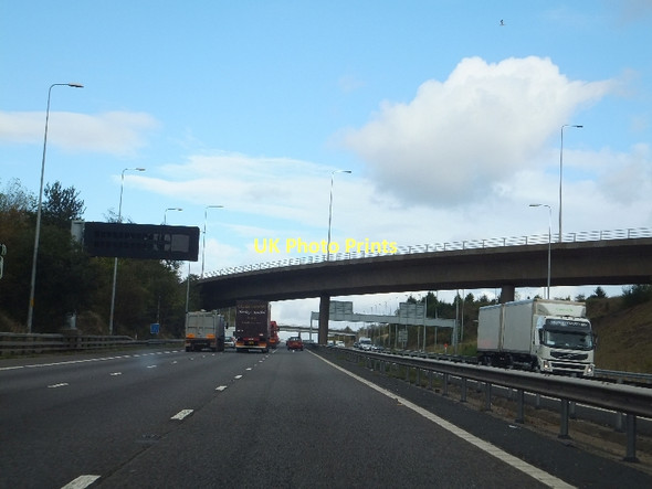 Photo 6"x4" M42 bridge over M5 at junction 4a Catshill\/SO9573 c2011